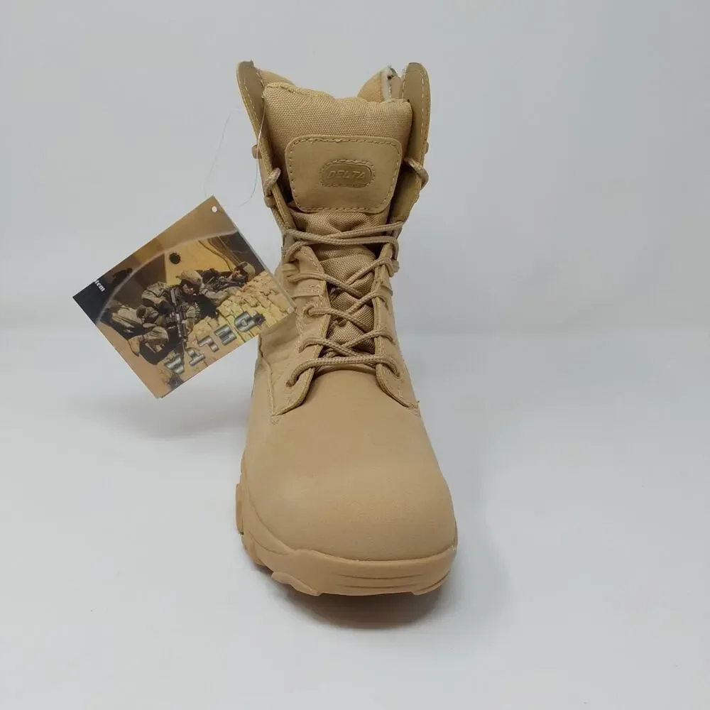 Delta Tactical Desert Tan Combat Boots Men's US 11 Military Hiking Cordura